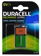 9 Volt Şarjlı Pil