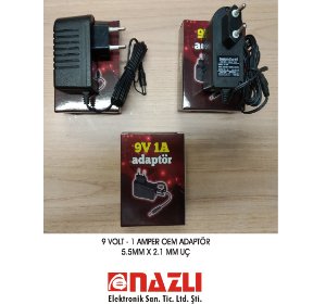 Adaptör 9 Volt 