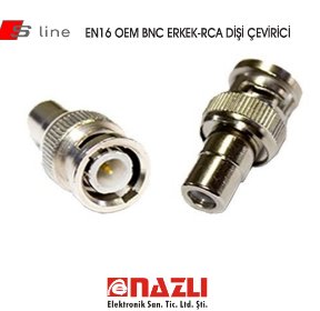 OEM BNC Erkek-RCA Dişi Çevirici