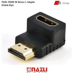 90 derece HDMI Konnektör