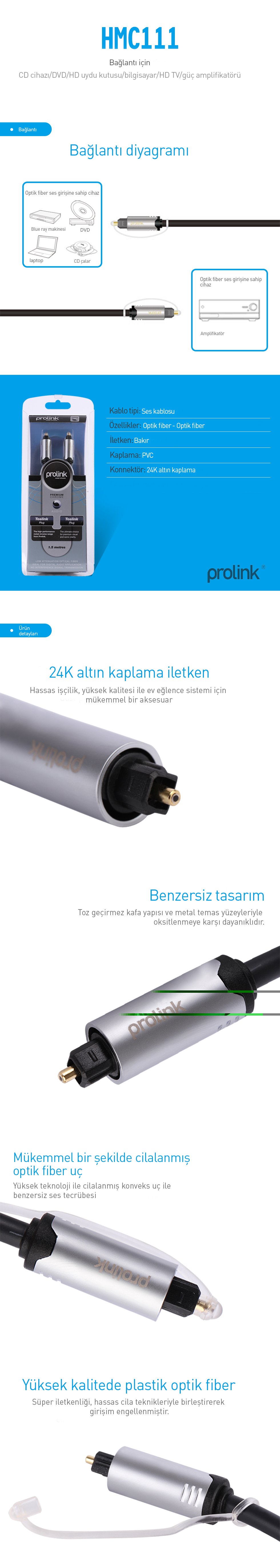 Optik Ses Kabloları