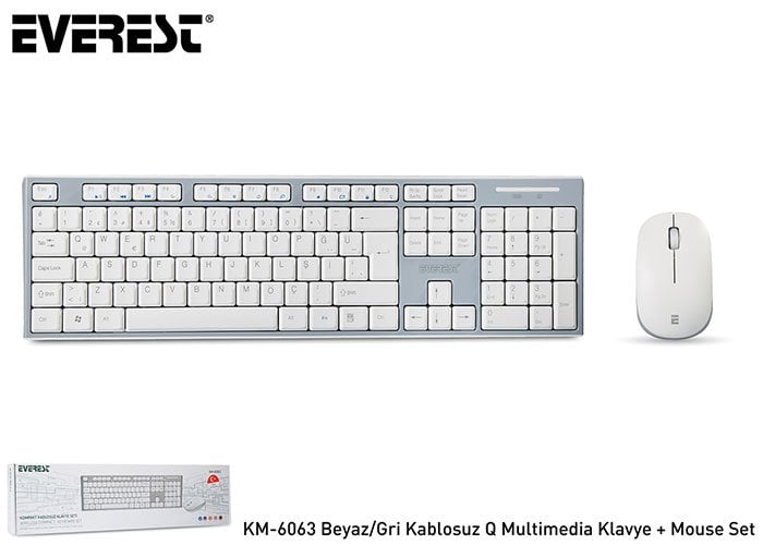 Kablosuz Klavye Mouse Set