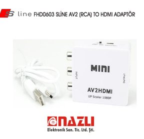 AV2 (RCA) TO HDMI ADAPTÖR