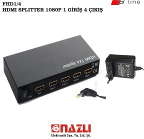 1/4 Hdmi Splitter 1080p