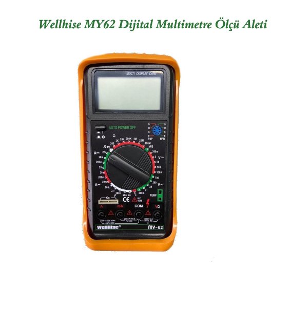 Wellhise MY62 Dijital Multimetre Ölçü Aleti