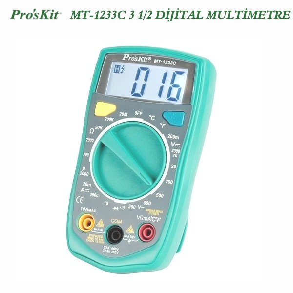 Proskit MT-1233C 1/2 DİJİTAL MULTİMETRE