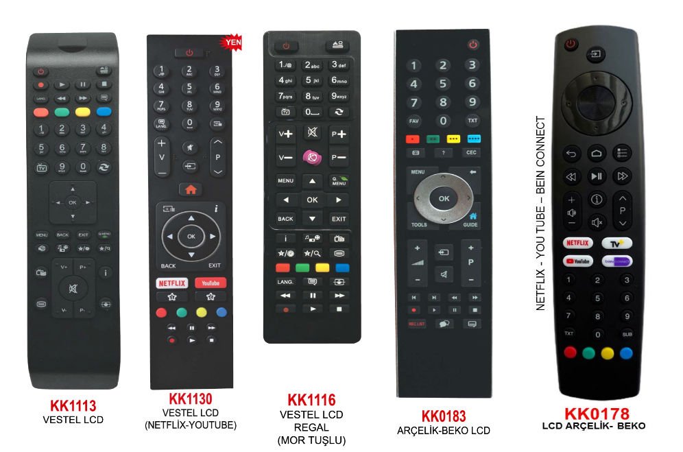 Malatya Kumanda Çeşitlerimiz