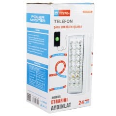 24 Ledli Çok Fonksiyonlu Işıldak