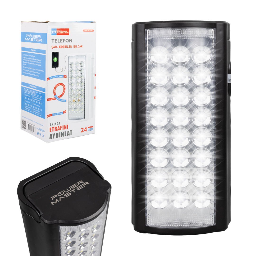 24 Ledli Çok Fonksiyonlu Işıldak