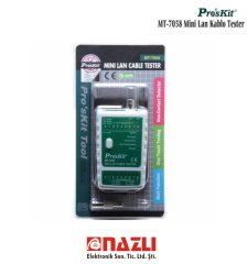 MT-7058 Mini Lan Kablo Tester