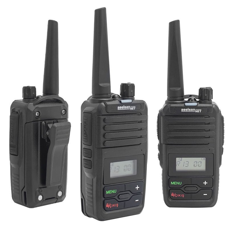 Aselsan A446T 16 Kanal 12 Km Menzil Ekranlı Tekli Set El Telsizi