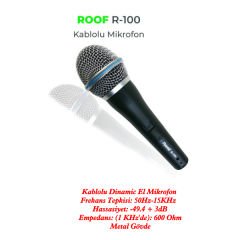 Roof R-100 Kablolu El Mikrofon
