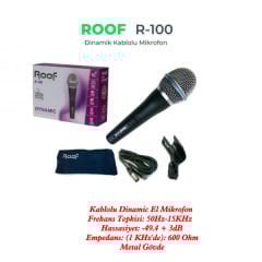 Roof R-100 Kablolu El Mikrofon