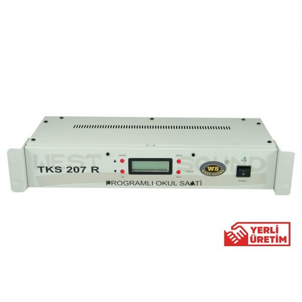 TKS 207 R  Progamlı Usb Girişli Okul Zil Saati