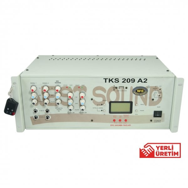 TKS 209 A2 Amplifikatörlü Usb Girişli Akıllı Okul Saati