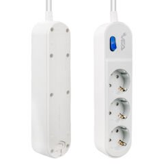 Akım Korumalı Priz - 3 Lü Anahtarlı - 22533