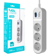 Akım Korumalı Priz - 3 Lü Anahtarlı - 22533