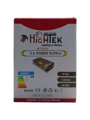 12 Volt 5 Amper Metal Kasa Adaptör HT1113 - 12V 5A