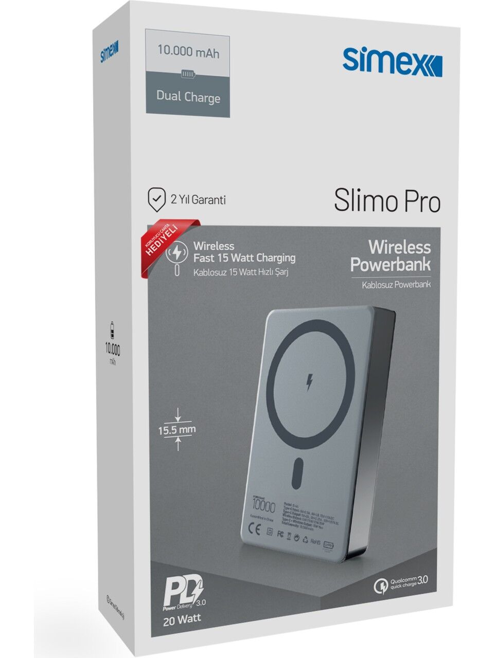 Simex Ultra Slim Magsafe Powerbank 10000 Mah