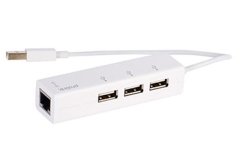 MP300 USB 2.0 HUB, 3 PORT USB + ETHERNET