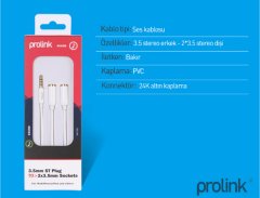 MP155 3.5 ST - 2x3.5 ST SOKET KABLO, 0.2 metre