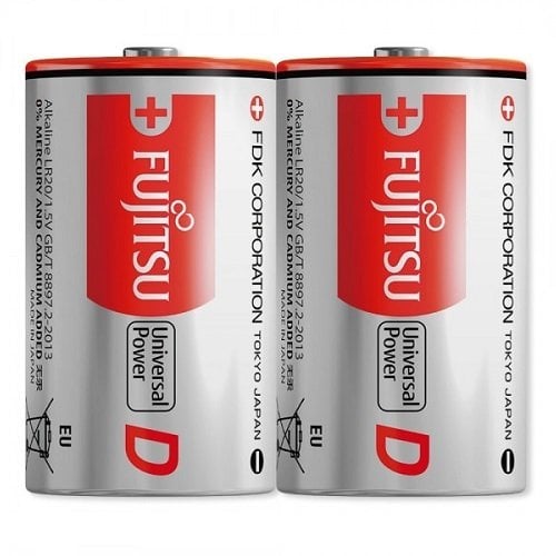 Universal Power LR20 Alkaline Büyük Boy D Size Pil 2Li