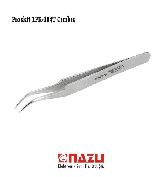 Proskit 1PK-104T Eğri Uçlu Cımbız 120mm