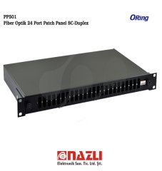 Fiber Optik 24 Port Patch Panel SC-Duplex PP501