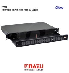 Fiber Optik 24 Port Patch Panel SC-Duplex PP501