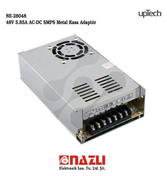 48V 5.85A AC-DC SMPS Metal Kasa NE-28048