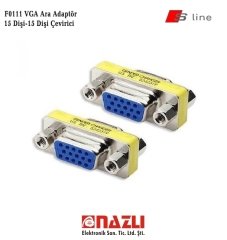 F0111 VGA Ara Adaptr 15 Dişi-15 Dişi Çevirici