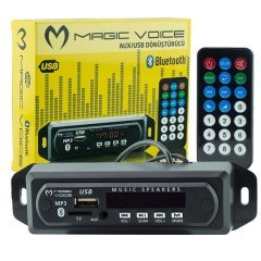 BLUETOOTH/AUX USB/SD/MMC MİKROFONLU-KUMANDALI OTO TEYP ÇEVİRİCİ - 16399