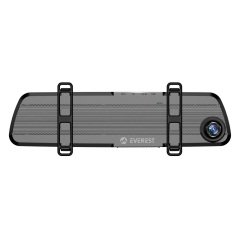 Everest EVERCAR X03 4.7 inch Ekran 120 Lens Açısı 720P / 1080P Dikiz Aynası Ön/Arka Araç İçi Kamera