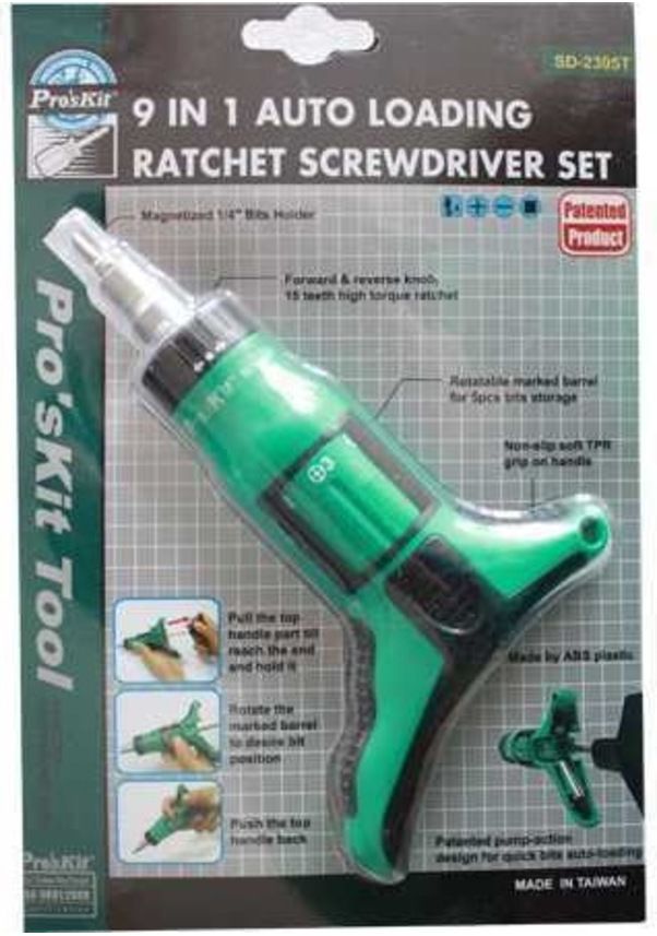 Proskit SD-2305T 9 In 1 Auto Loading