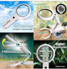 Proskit MA-025 Katlanabilir Usb Ledli Büyüteç