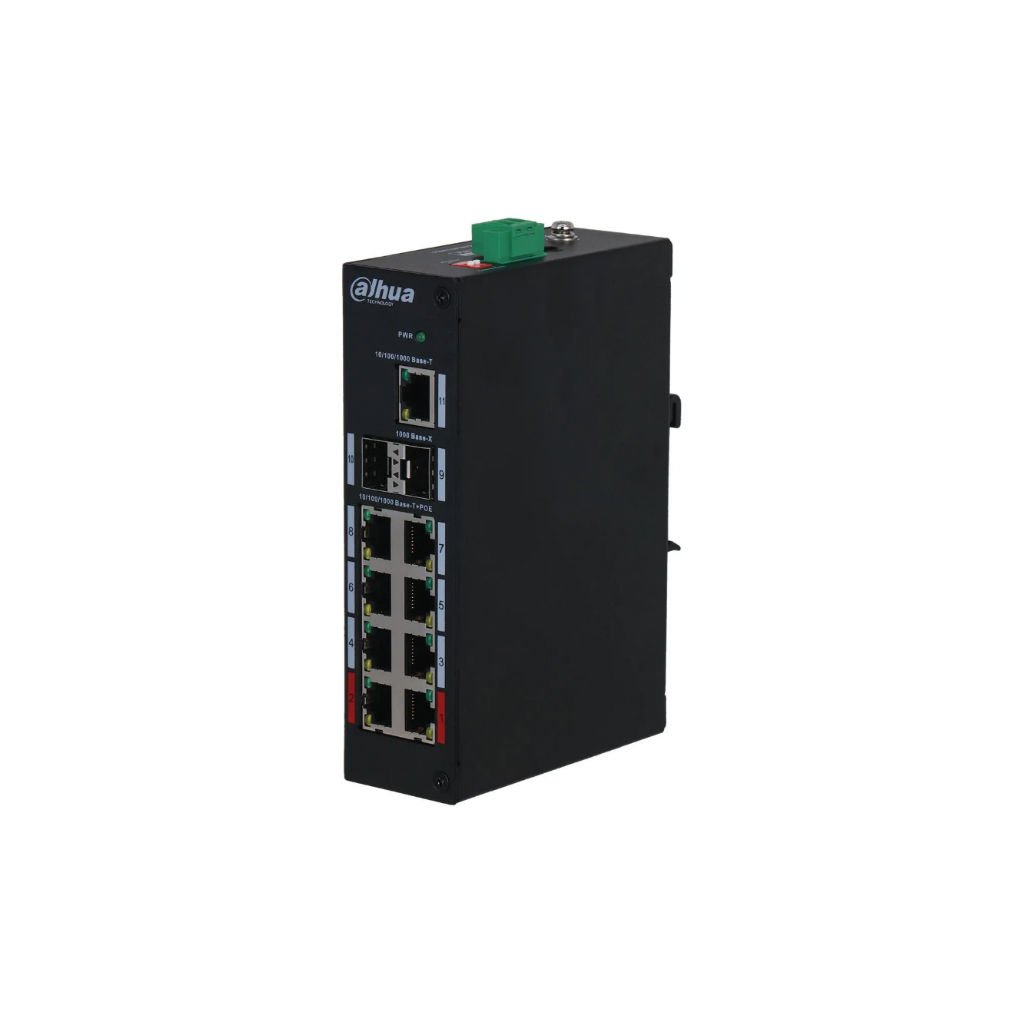 Dahua PFS3211-8GT-120 8 Port PoE (Yönetilmeyen) ile 11-Port Gigabit Switch