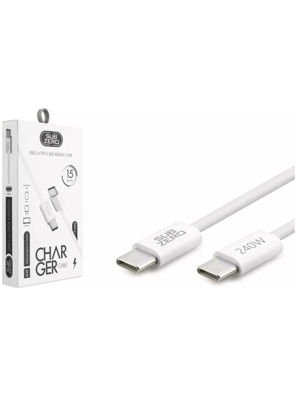 Subzero CL37 Type C-Type C 240W Kablo